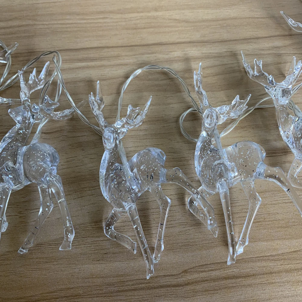 

Christmas Crystal Elk Light Atmospheric Led Lights Decor Decorative Lights For Home Garden Party Wedding Lights