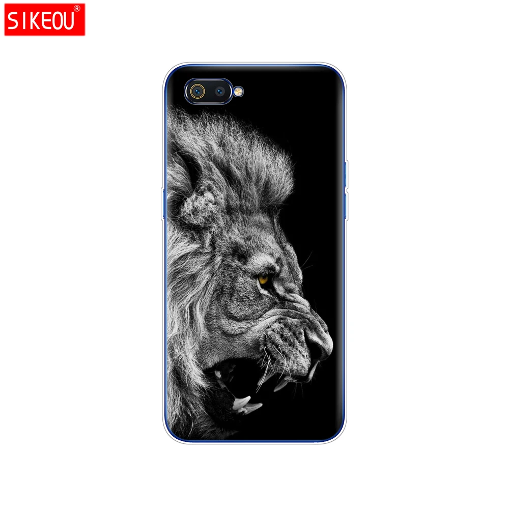 Чехол для Realme C2 Мягкая силиконовая задняя крышка из ТПУ OPPO C 2 RealmeC2 rmx008 чехол