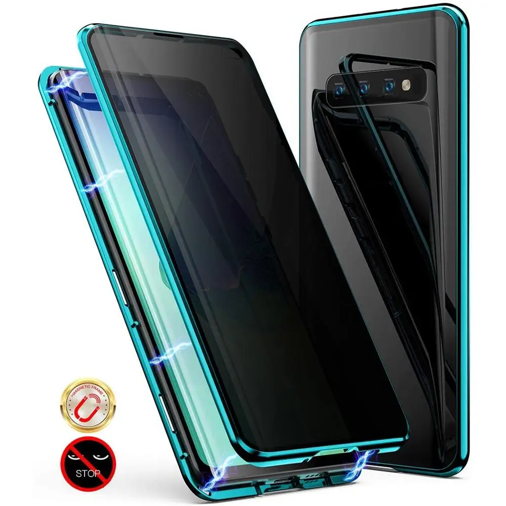 Стеклянный чехол для Samsung Galaxy Note 10 S10 S8 S9 Plus S10e 9 8 с двойным закаленным магнитным