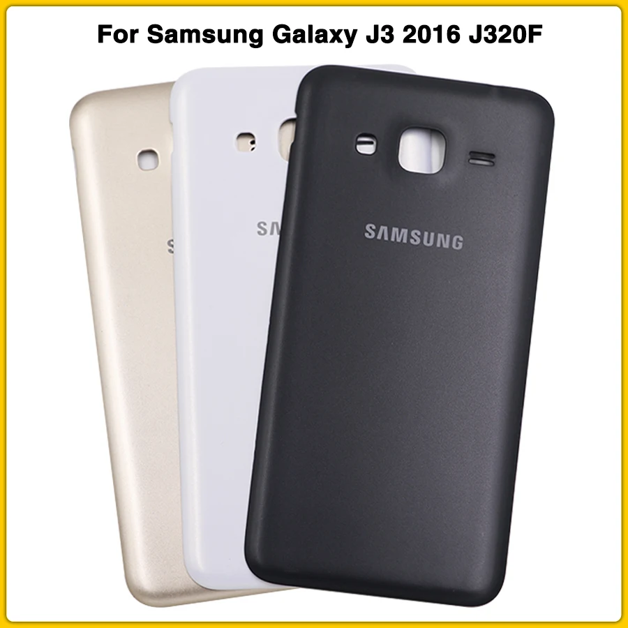 J320 задний Чехол для samsung Galaxy J3 J320F J320FD задняя крышка для батареи задняя крышка для двери
