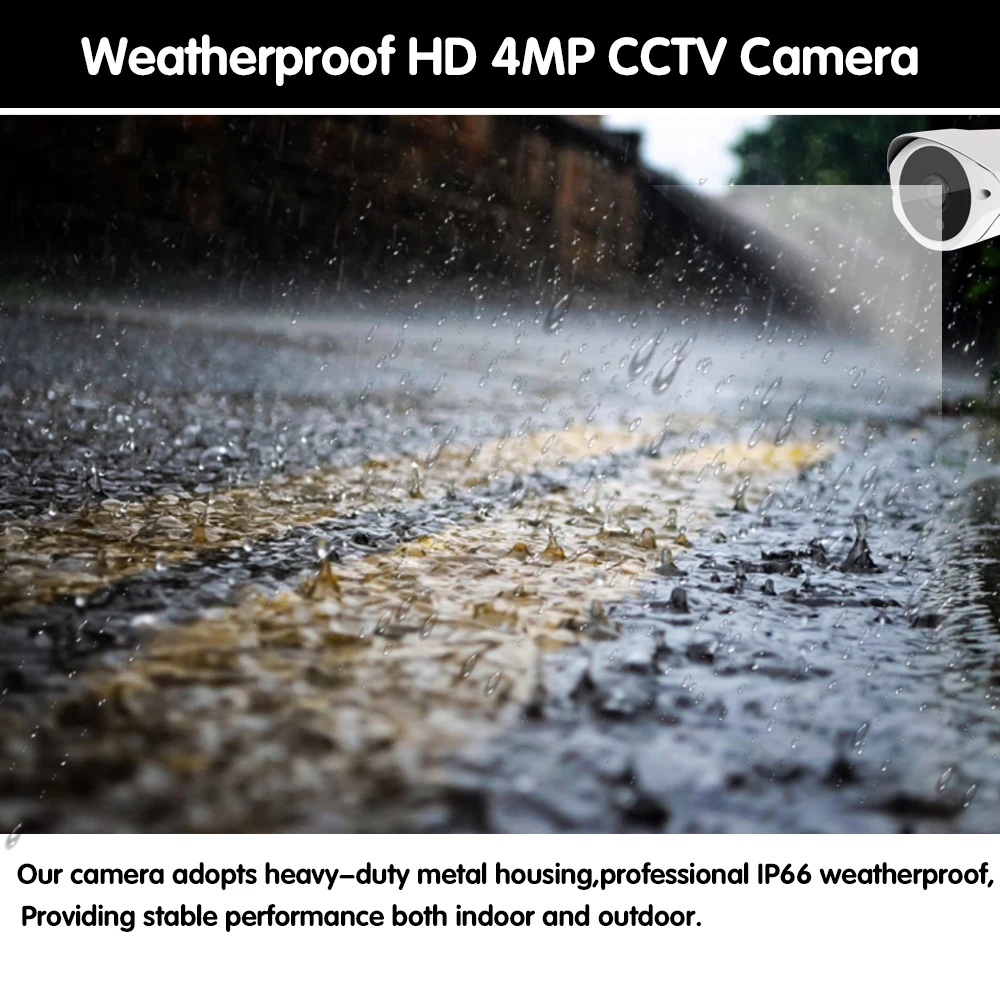 HCVAHDN HD SONY 3MP 4MP AHD камера видеонаблюдения для помещений и улицы Водонепроницаемая 40