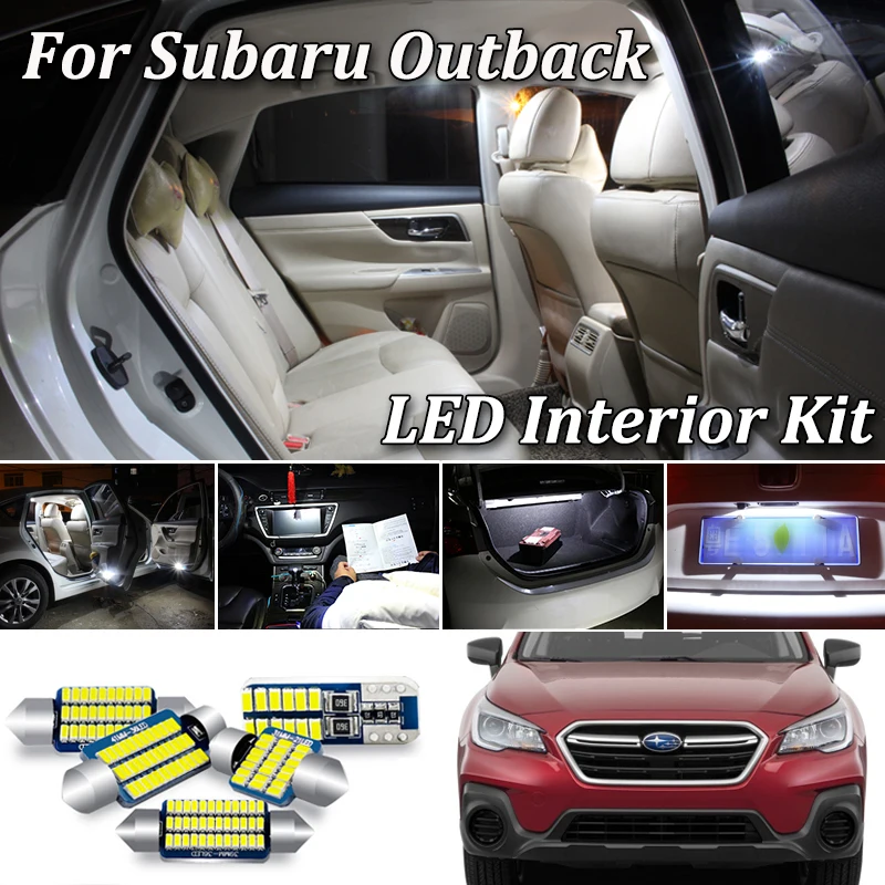 

100% фонасветильник для Subaru Outback BE BH BL BP BR BS, светодиодный светильник для номерного знака для межкомнатной двери багажника (1999-2020)