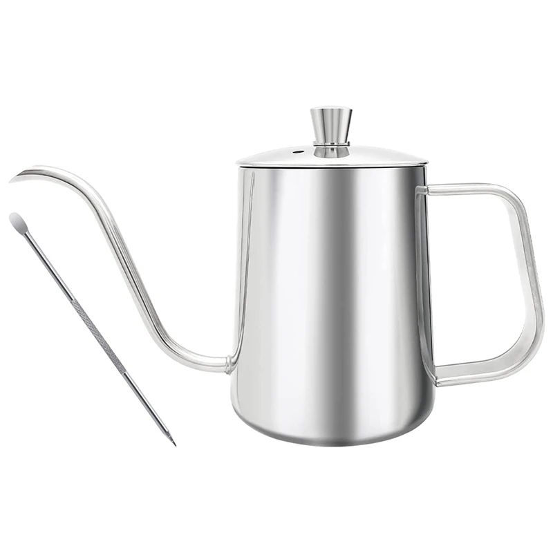 

Long Narrow Spout Coffee Pot 12Oz/350Ml Stainless Steel Gooseneck Coffee Pot,Hanging Ear Type Hand Drip Coffee Pot