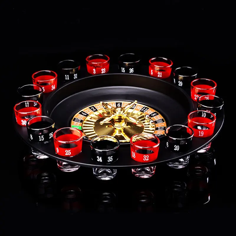 Новинка креативные вращающиеся игрушки для питья русская рулетка 16 винных