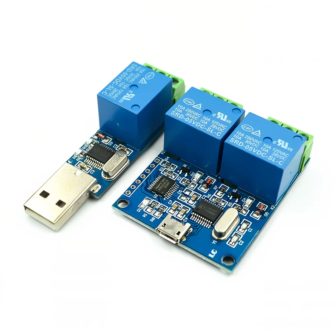 LCUS-1 type 1/2 channel USB Relay Module Electronic Converter PCB Intelligent Control Switch | Электронные компоненты и
