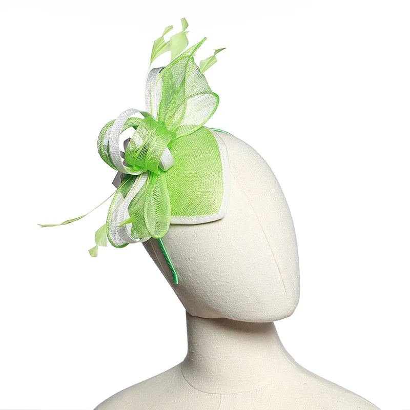 

Fashion sinamay hats feather flower fascinators Headwear for party event hats bridal hair accessories wedding hats cocktail hats