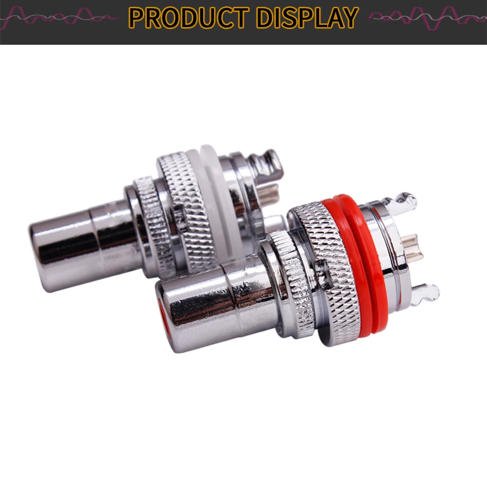 50 шт. разъём RCA YYAUDIO 805-2.5R гнездо шасси | Электроника