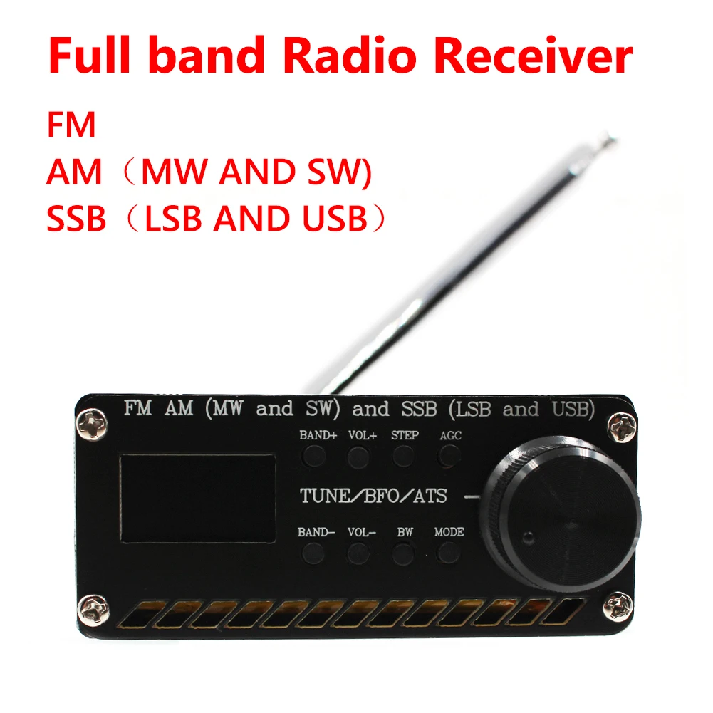 

SI4732 Полнодиапазонный радиоприемник FM AM (MW SW) SSB (LSB USB) карманный FM радио динамик с антенной радио am fm радио