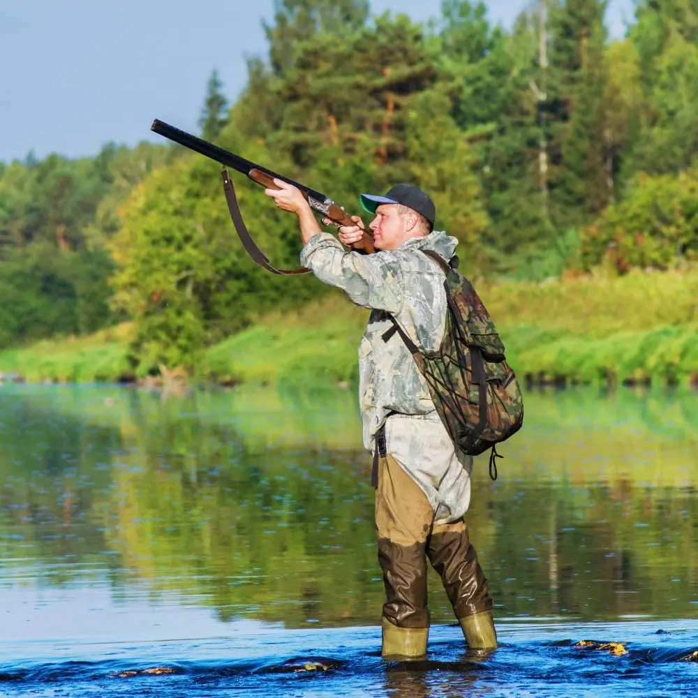 

ZOHAN 2 Point Leather Rifle Sling Adjustable Shoulder Padding Shotgun Shooting Tactical Strap Hunting Gun Accessory