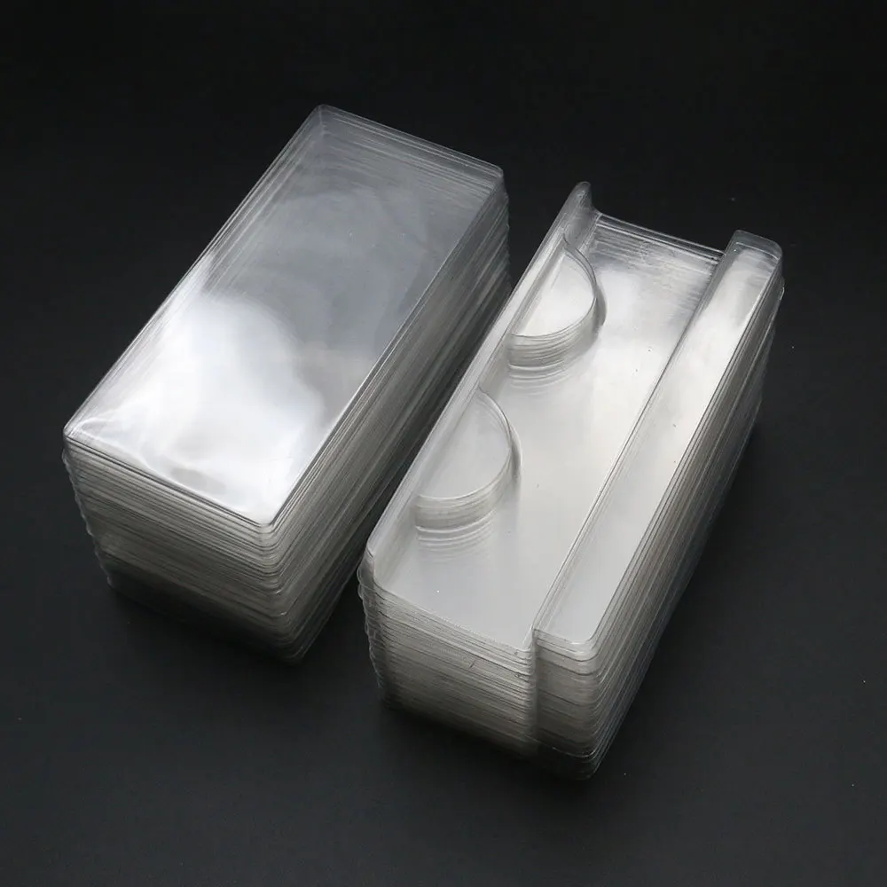 Plastic Tray Mink Lashes Tray holder eye lashes Wholesale eyelash tray for eyelash packaging box in various sizes