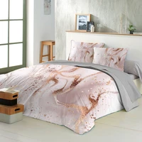 marble bedding set luxury duvet cover queen 240x220 pink quilt cover single double king comforter bed cover with pillowcase