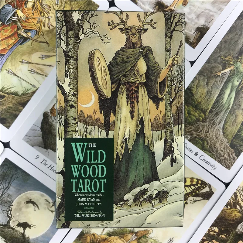 

2020 all English wild wood Tarot Card Game tarot card family party entertainment card game