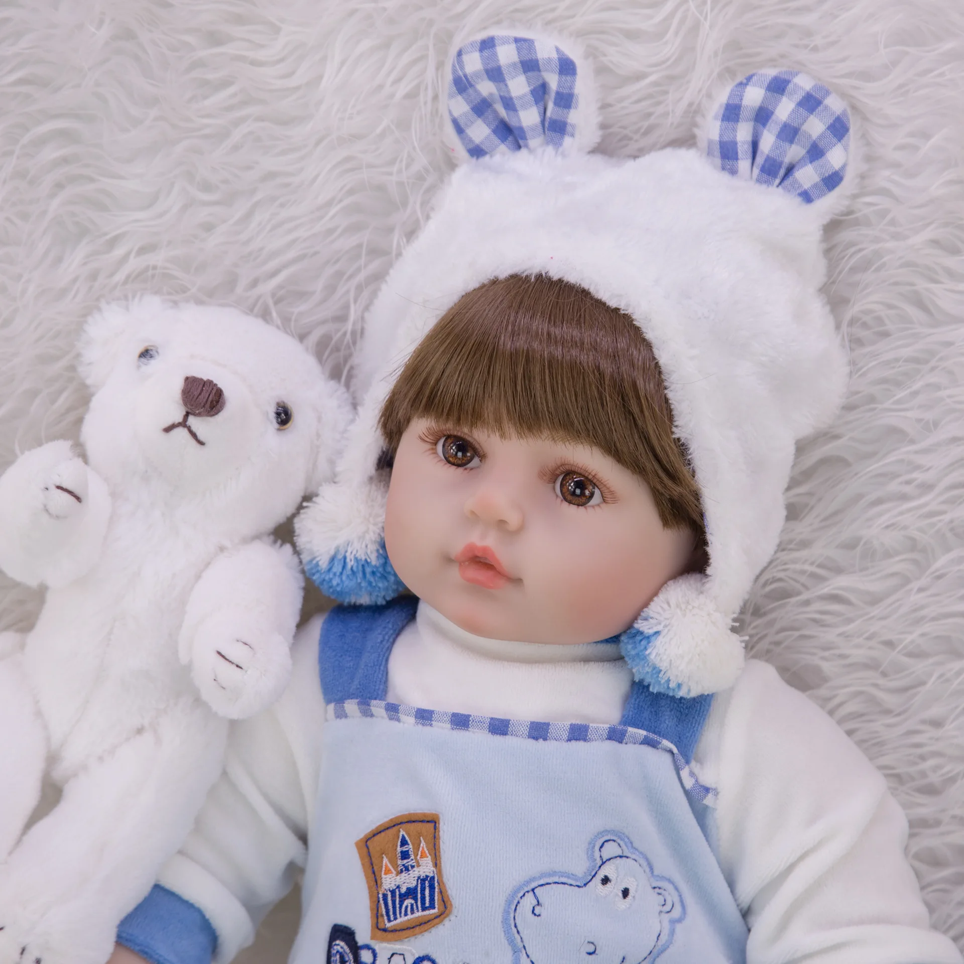 Кукла реборн силиконовая виниловая 24 дюйма 60 см | Игрушки и хобби