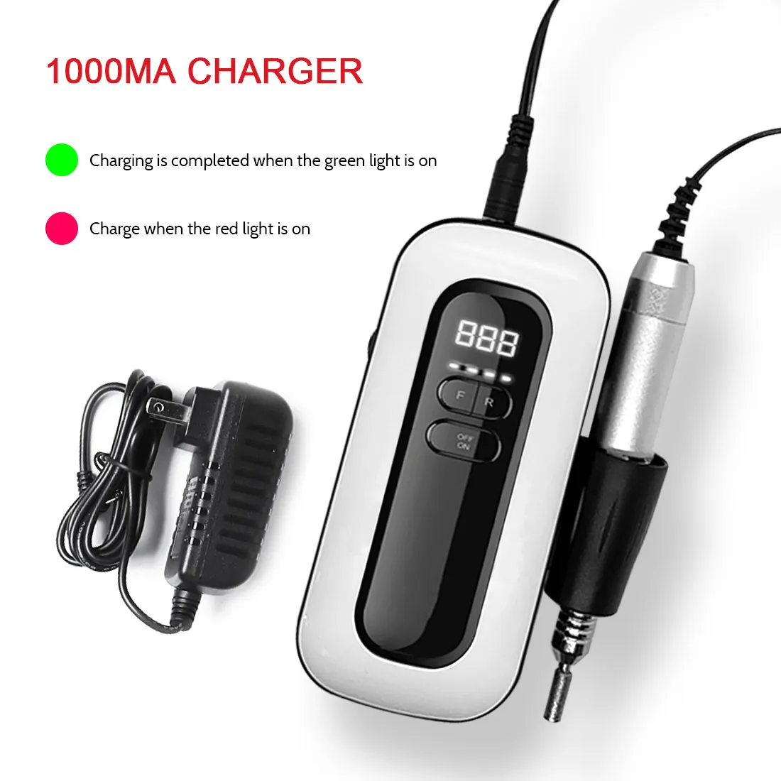 Аппарат для аппаратного маникюра 35000 об./мин. 1000 мАч | Красота и здоровье