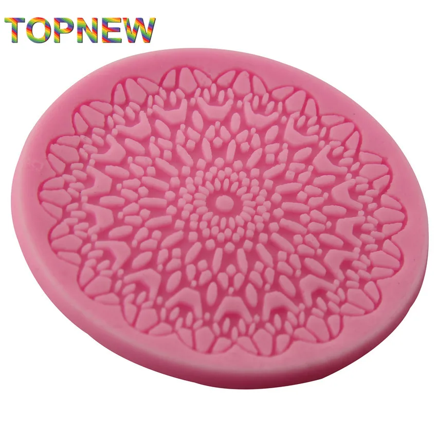 Силиконовая модель торта с кружевом помадка резак для печенья украшение