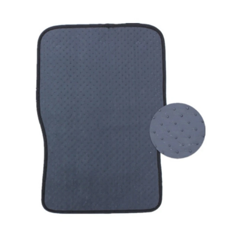 

Carpet Car Floor Mats Set for Cars Trucks SUVS with Heel Pad - Front and Rear Mats Universal Classic Matching Heel Pad