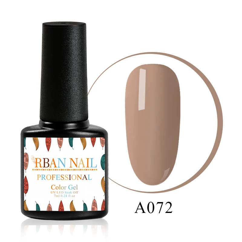 RBAN NAIL Naked Коричневая серия Гель-лак для ногтей 7 мл отмачиваемый осенний зимний лак для ногтей Полупостоянный лак для ногтей УФ-гель - Цвет: HHM30072
