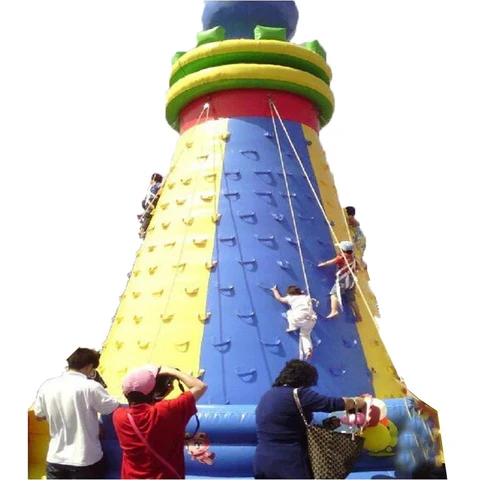 Оборудование для спортзала, комбинированная надувная плавающая стена для скалолазания - изображение