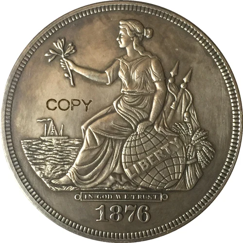 

Копия монеты США за 1 доллар, тип 2, 1876