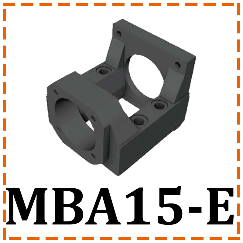 SYK Премиум мотор Кронштейн шариковый винт корпус двигателя MBA15-C MBA15-D MBA15-DP MBA15-F MBA15-E MBA15-EP для шагового двигателя NEMA17 NEMA23 NEMA34 набор с группы поддержки Профессиональный компоненты ЧПУ - Цвет: MBA15-E