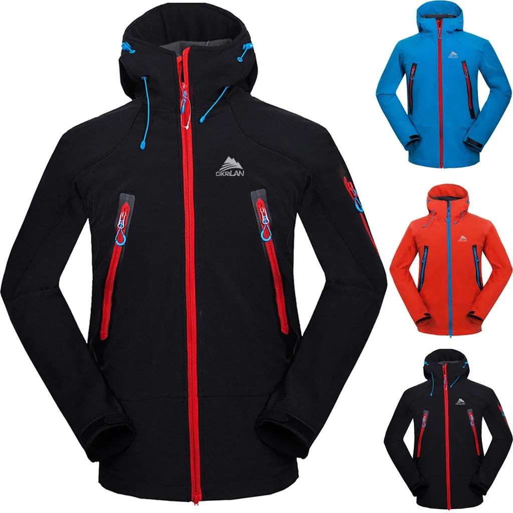 Мужская и Женская ветровка из софтшелла для скалолазания активного отдыха