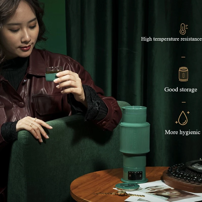 100 240 в электрический чайник складной для воды Смарт колба горшок сжатый термос