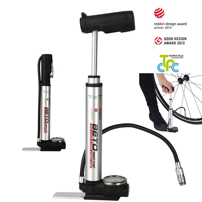BETO CCO-017AGLN 160PSI велосипед велосипедный насос сплав комбинированный Портативный