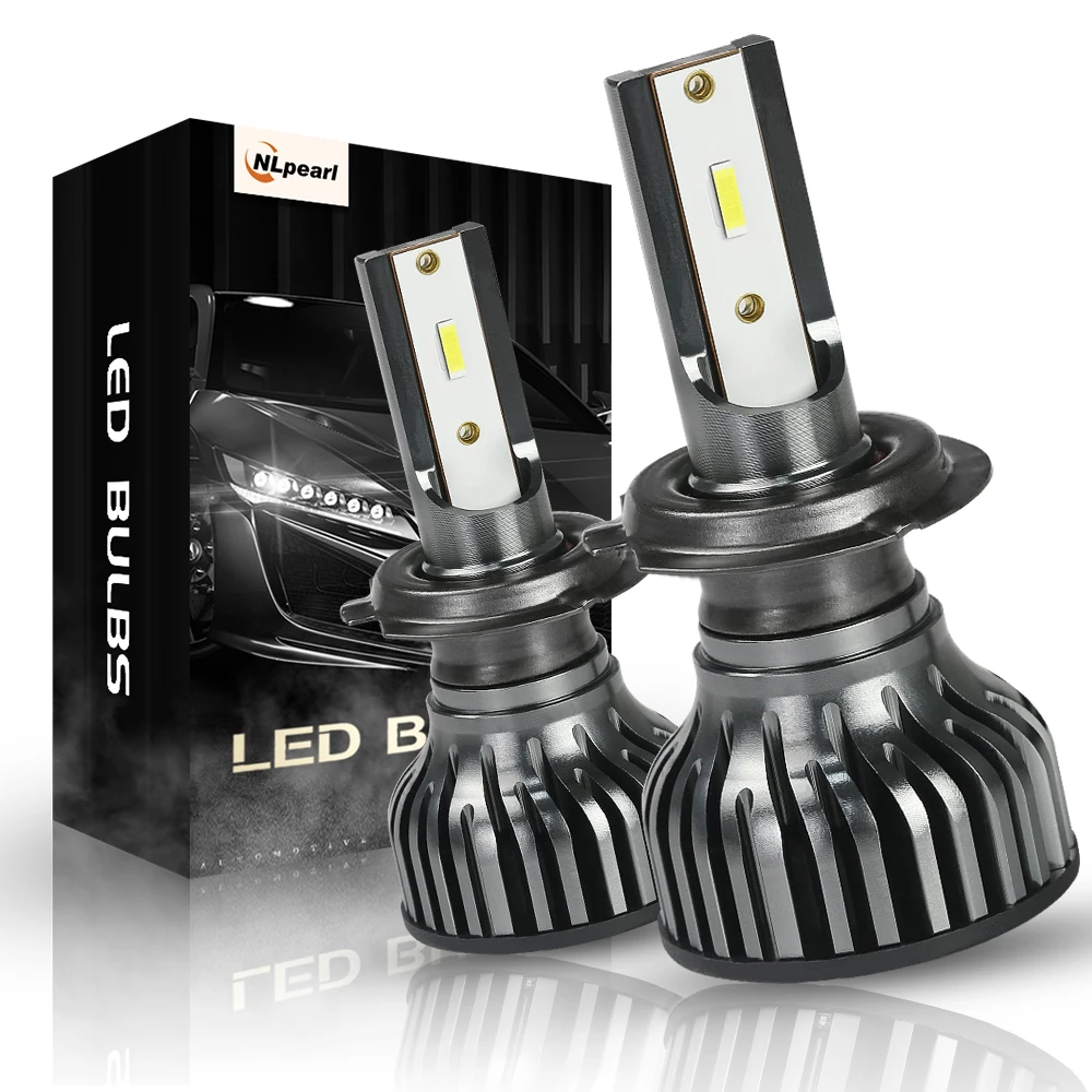 

NLpearl 2X Car Headlight Bulbs CSP 12000LM 50W 6500K Led H7 Canbus H4 Led H1 9005 HB3 9006 HB4 9012 H11 H8 H9 Car Headlights 12V