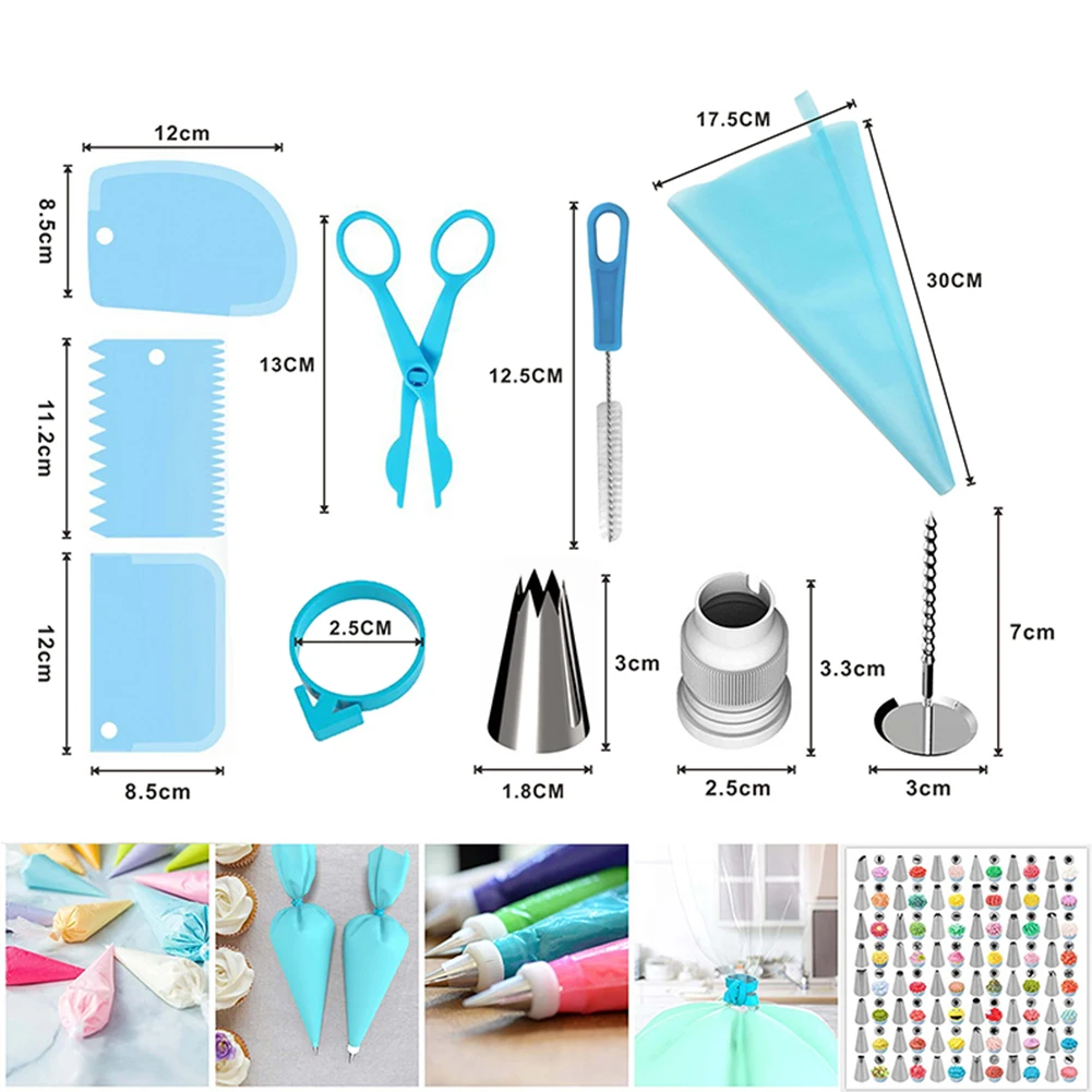 

87 Pcs Cake Decorating Mouth Tool Set Squeezing Cream Baking Tools Baking Cake Accessories Cream Decoration Tools