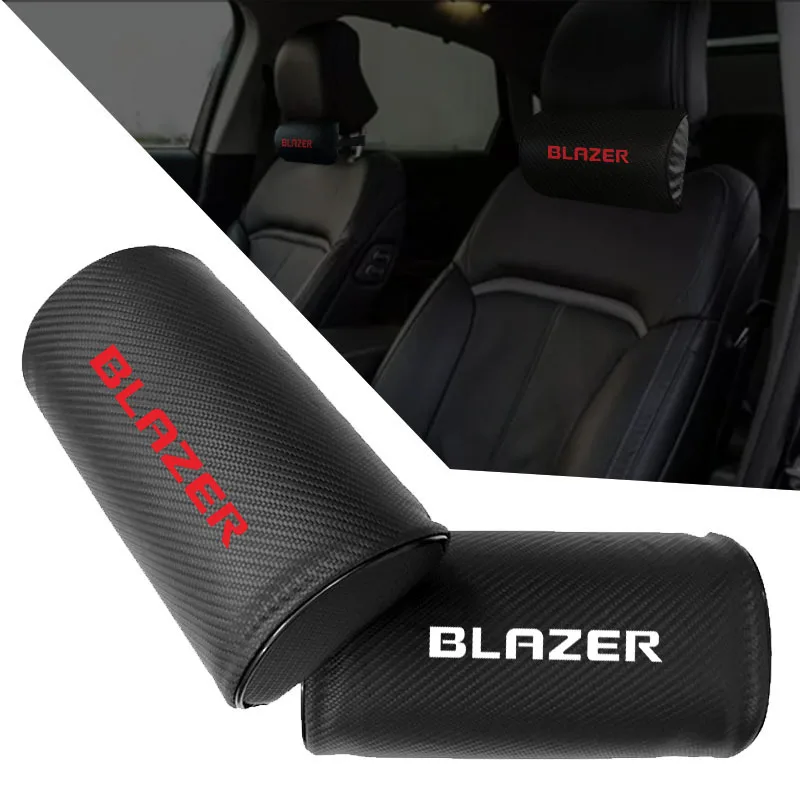 

Для Chevrolet Blazer подушка из углеродного волокна для автомобильного сиденья, подушка, держатель для поддержки шеи, подушки, автомобильные аксес...