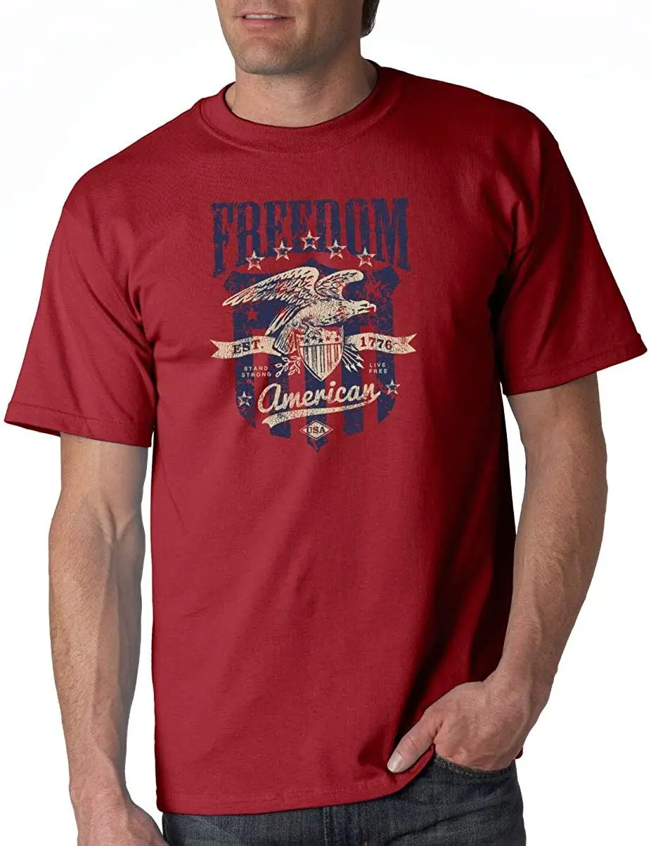 

Sport American Pride Unisex T-Shirts New Arrivals Summer Mens Cool Tee 2020 T Shirts Breathable All Cotton Short Sleeve TShirt