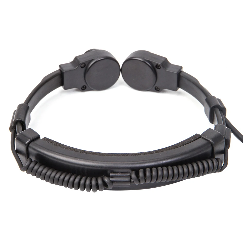 Walkie Talkie Microphone Heavy Duty U94 PTT Neck Throat Mic Earpiece Radio Tactical Headset for ICOM IC-V8 IC-V82 IC-F3 SL25 V80