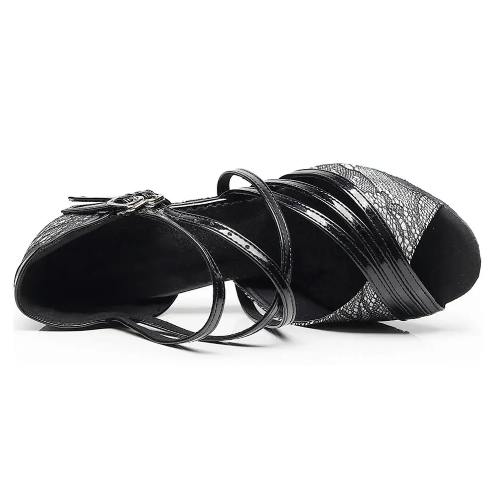 Туфли SWDZM женские для латиноамериканских танцев сандалии с перьевым носком обувь