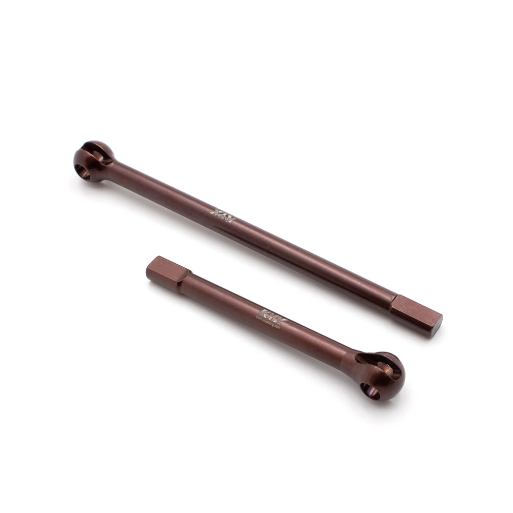 Modelo de coche de Metal mejorado, eje de transmisi&oacute;n delantero de acero CVD, herramientas de hueso de perro para coches de control remoto 1/10, piezas de conexi&oacute;n-0