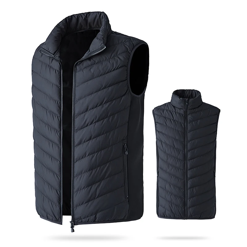 Electric Heated Vest Men Heating Waistcoat Fashion Camouflage Print Padded Thermal Warm Outdoor Jacket Winter USB Heater Gilet | Мужская