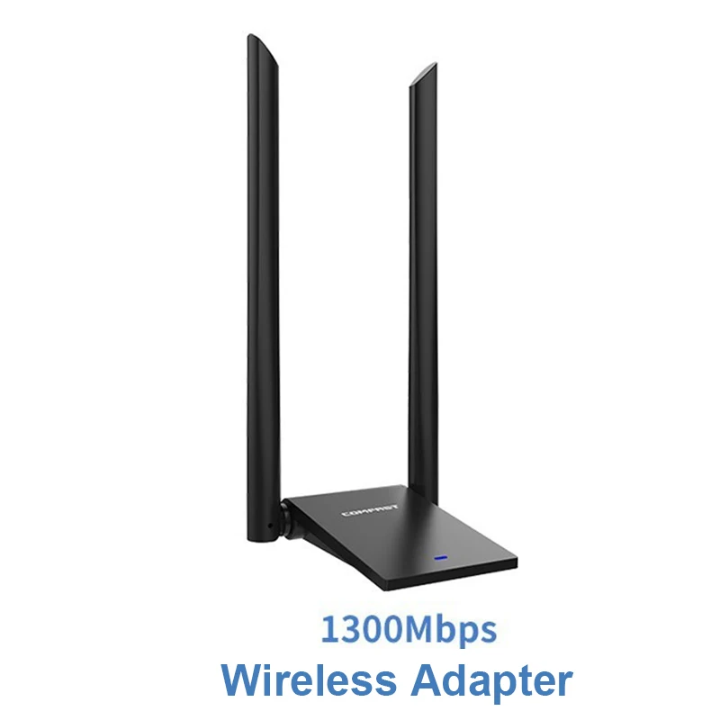 Usb Wi Fi адаптер Basix 5 8 ГГц 1300 Мбит/с USB 3 0 беспроводной двухдиапазонный 2 4 + 802.11AC с