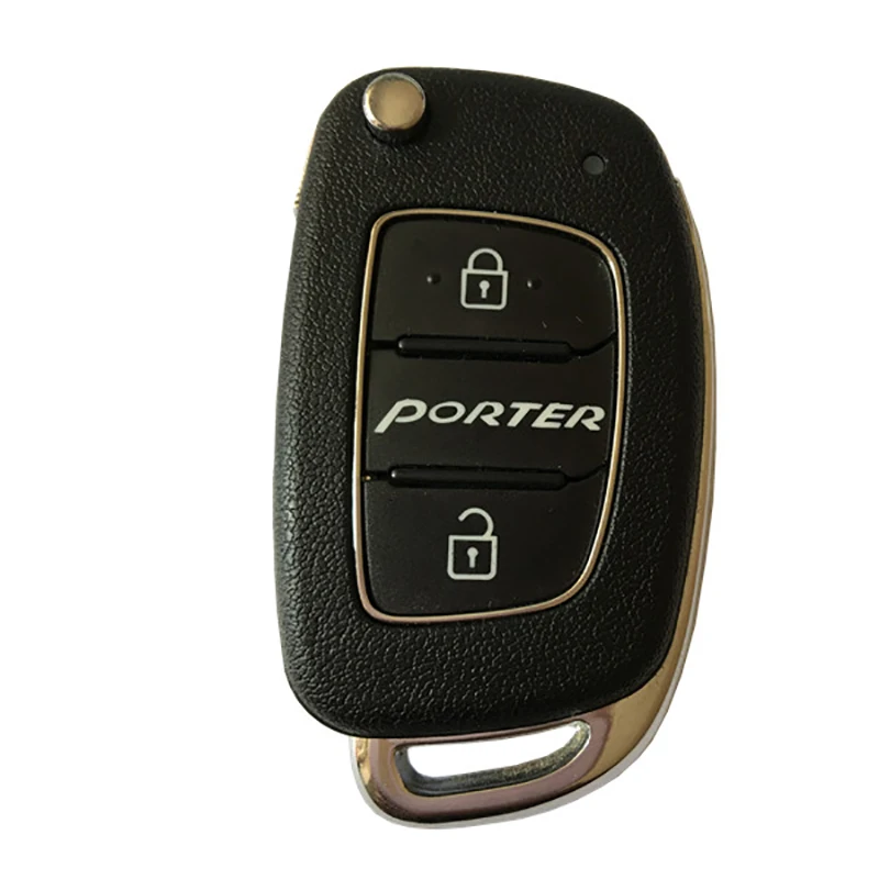 Оригинальный 2 кнопочный флип-ключ CN020104 для Hyundai Porter дистанционное управление