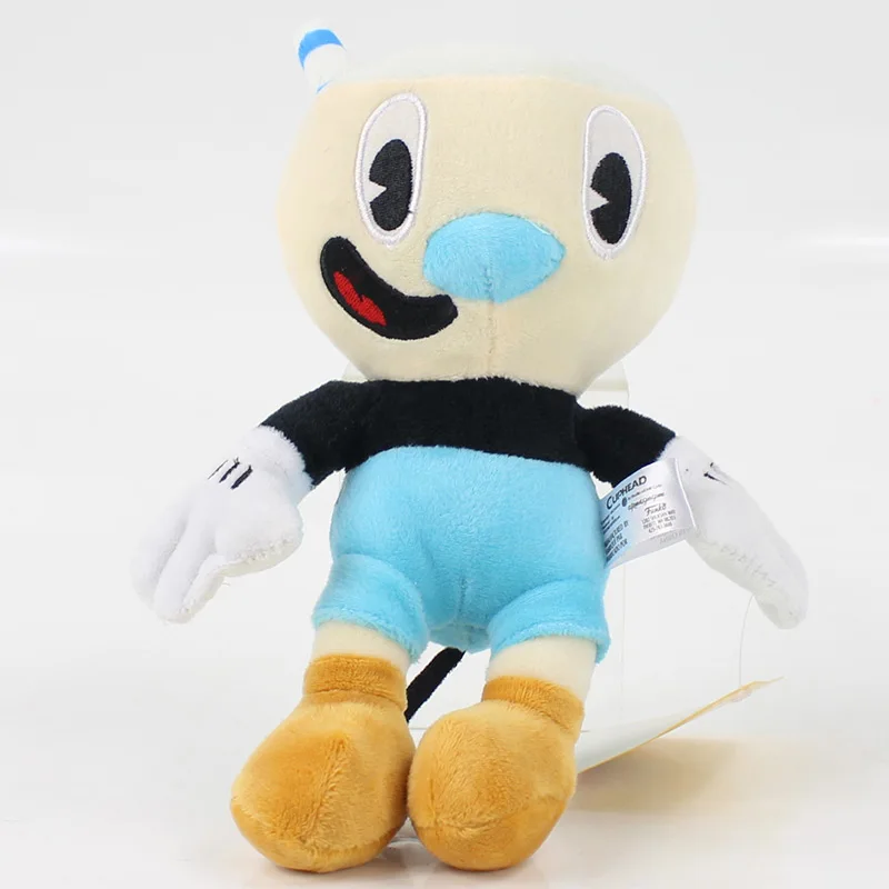 

1pcs/Lot 20-28cm Cuphead Plush Toys Game Cartoon Movie Collection Mugman Chalice Ghost Sunflower Soft Children Educational Gift