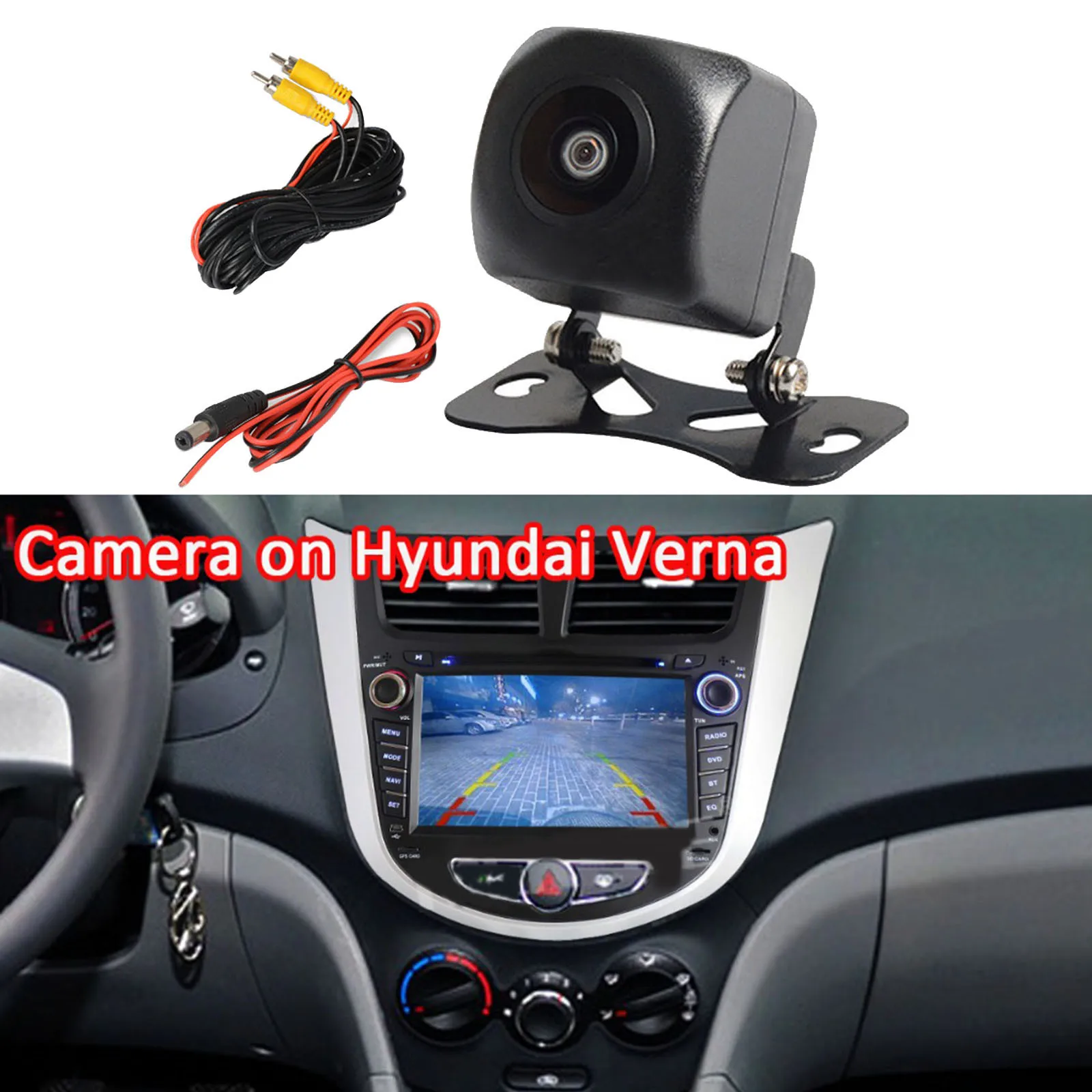 

Vehicle Car Rear View Backup Camera Parking Reverse HD Night Kit