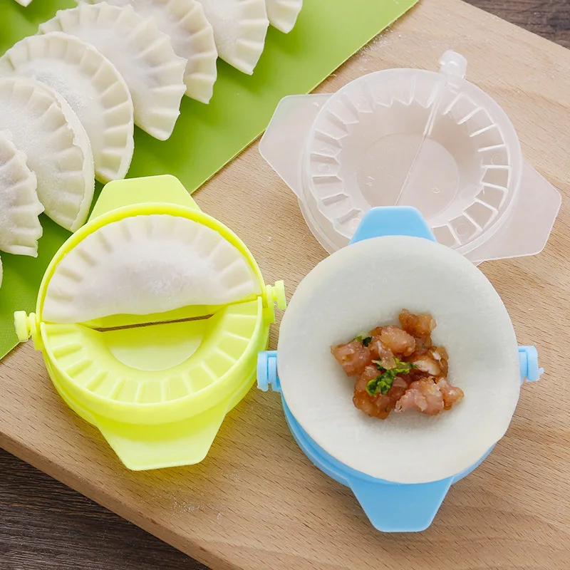 Пластиковые DIY клецки плесень китайская еда Jiaozi машина тестопресс пирог Скрипки
