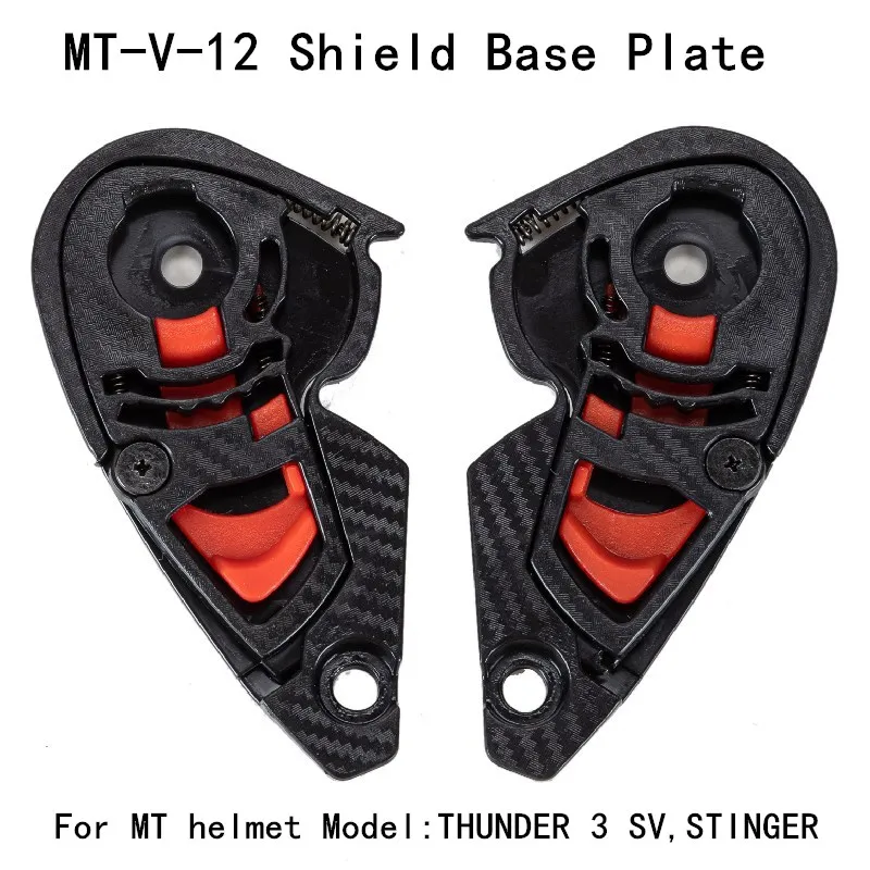 

Держатель стекла для шлема для MT STINGER THUNDER 3 SV, запасные части, базовая пластина для лобового стекла шлема MT-V-12, держатель стекла