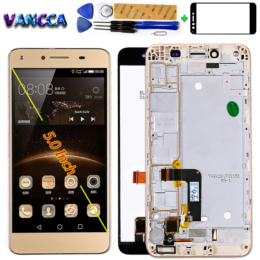 ЖК дисплей для Huawei Honor 5A Y6 II компактный сенсорный экран с дигитайзером в сборе