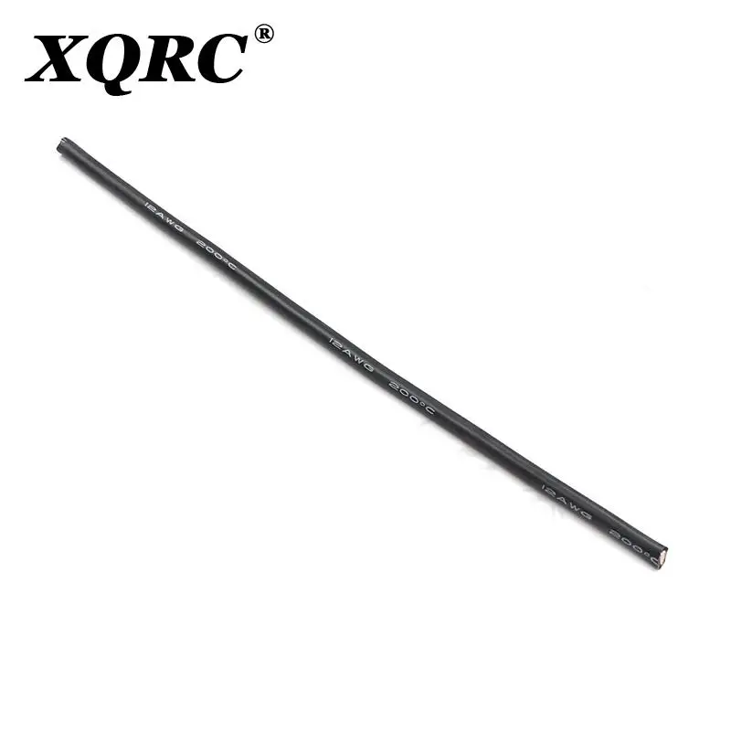 

XQRC 10meter/lot High Quality 5m red and 5m black color wire silicone 10 12 14 AWG silicone cable car accessories