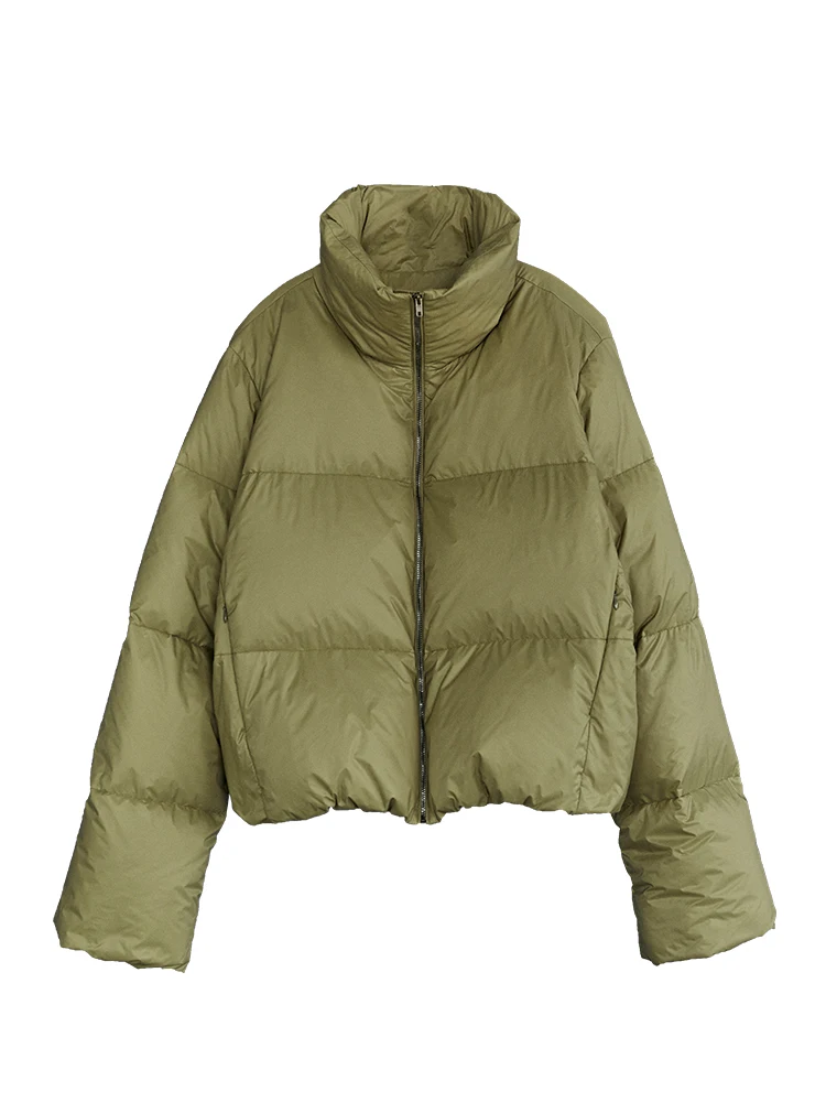 

IRINARZ013 Fall Winter 2020 Collection Original Design Short Thick Stand Collar Long Sleeve Duck Down Jacket Women