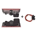 Для VW Volkswagen Golf Passat CC T-ROC Touran Scirocco Tiguan Jetta Sharan R Rline 2 шт. светодиодная подсветка для двери автомобиля