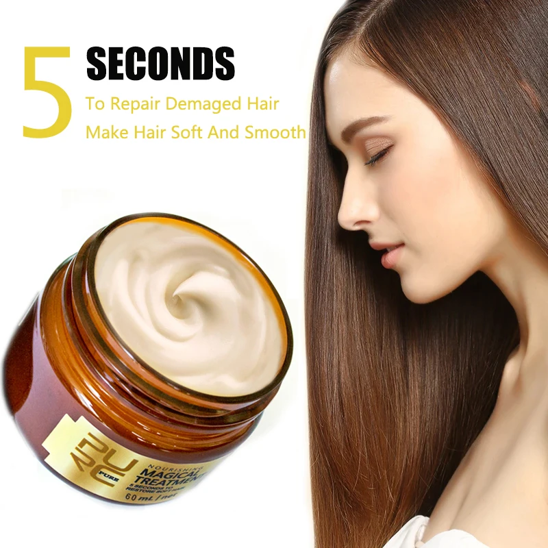 60 мл маска для ухода за волосами магическое лечение поврежденных сухих корней