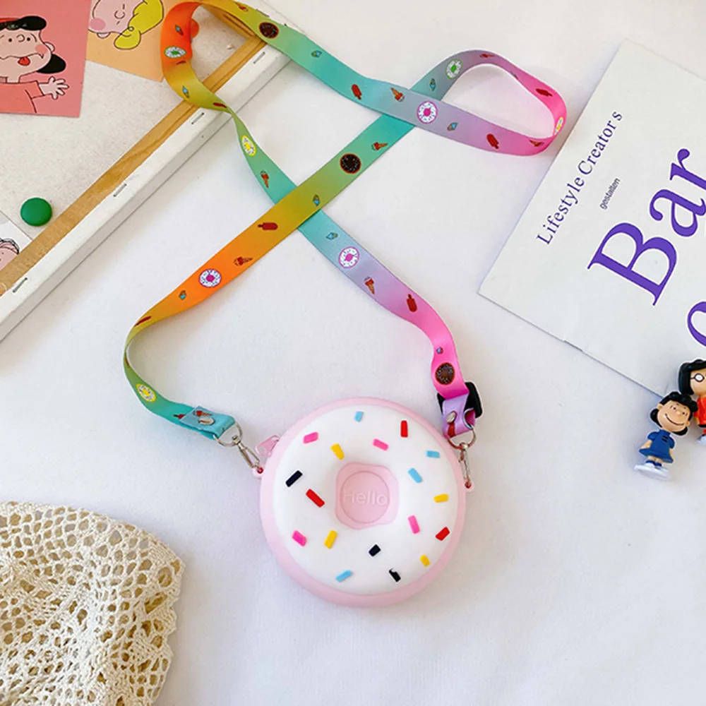 Силиконовая мини сумка для мальчиков и девочек детская сумки через плечо