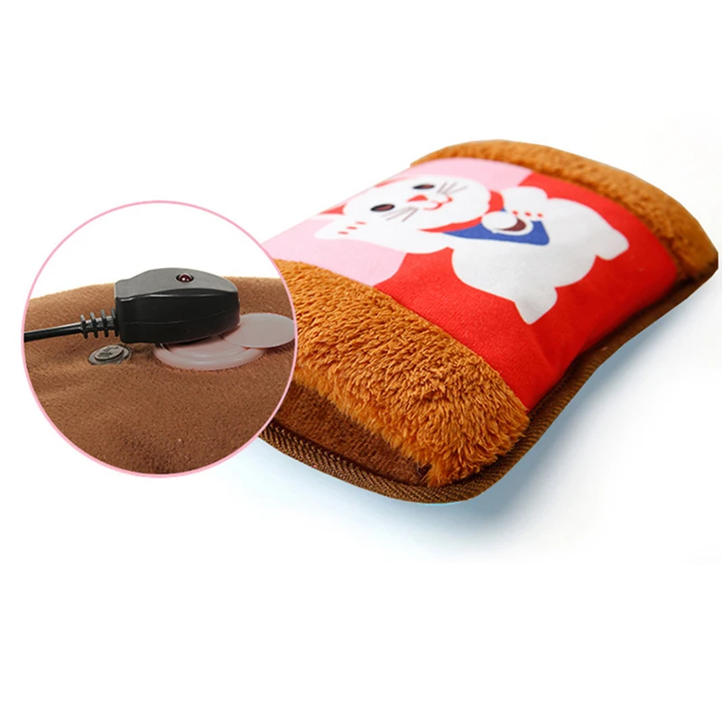 грелка Милая для рук с героями мультфильмов сокровище бутылка горячей воды