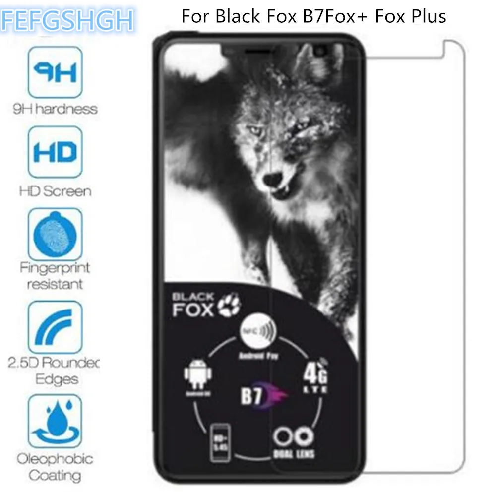 Закаленное стекло для Black Fox B7Fox + Plus взрывозащищенное Защитное зеркальное