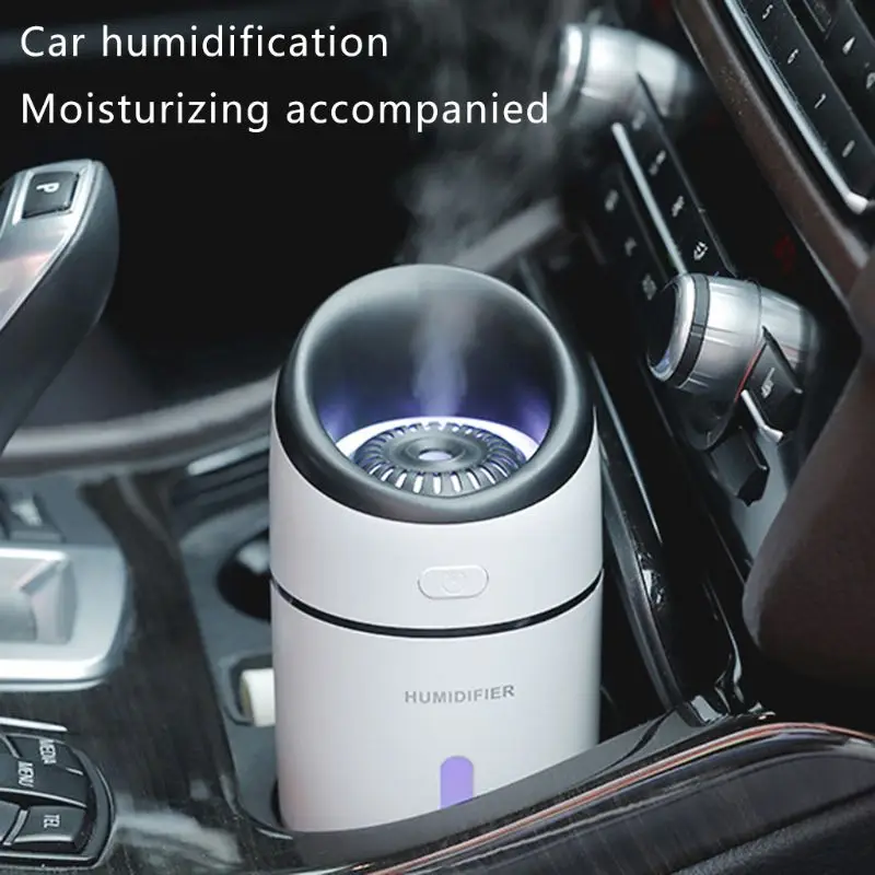 

320ml LED Air Humidifier 7 Color Changing Aroma Essential Oil Diffuser Mist Maker USB Charging for Home Travel Use